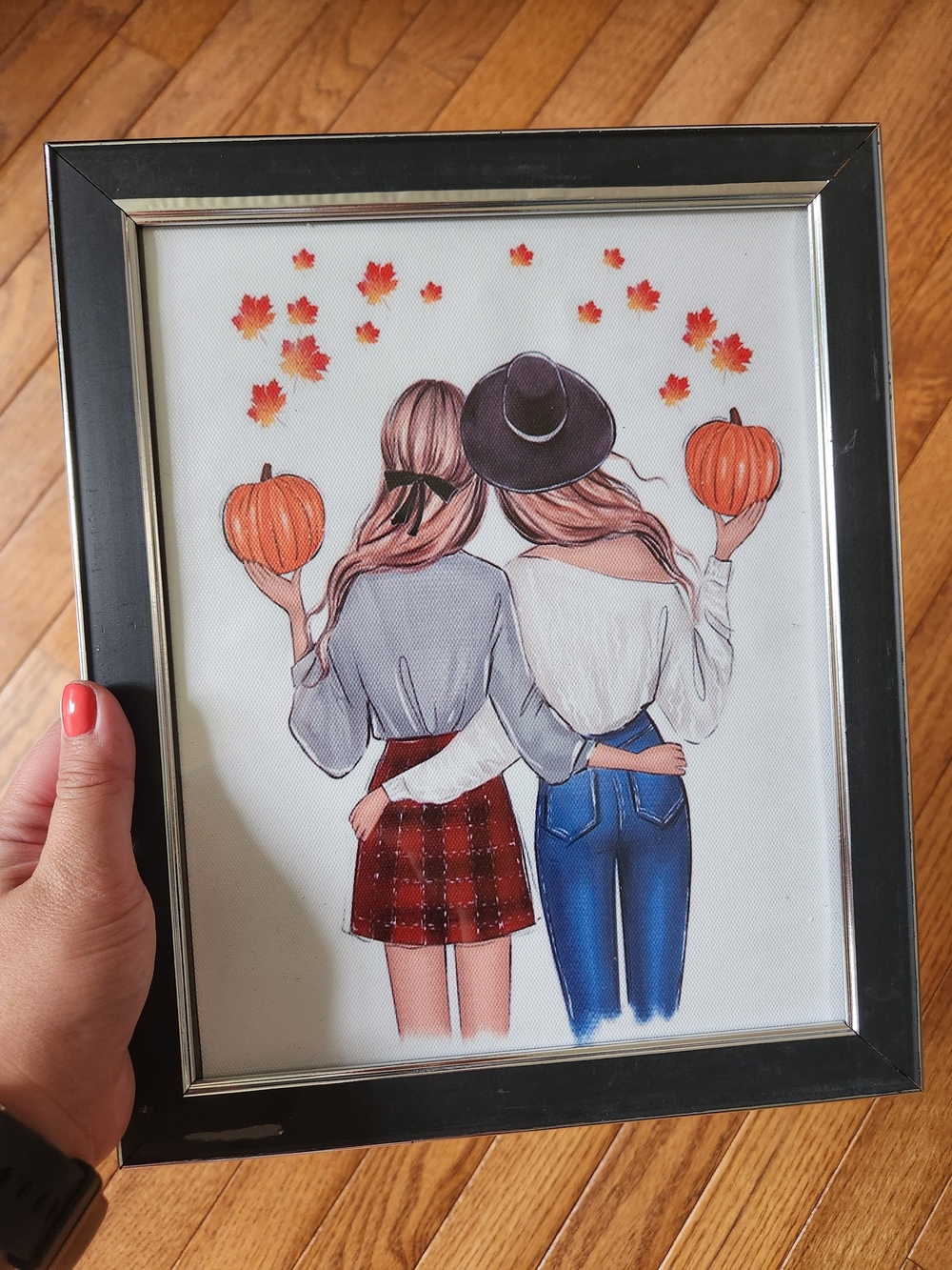Autumn Friends Wall Art Print